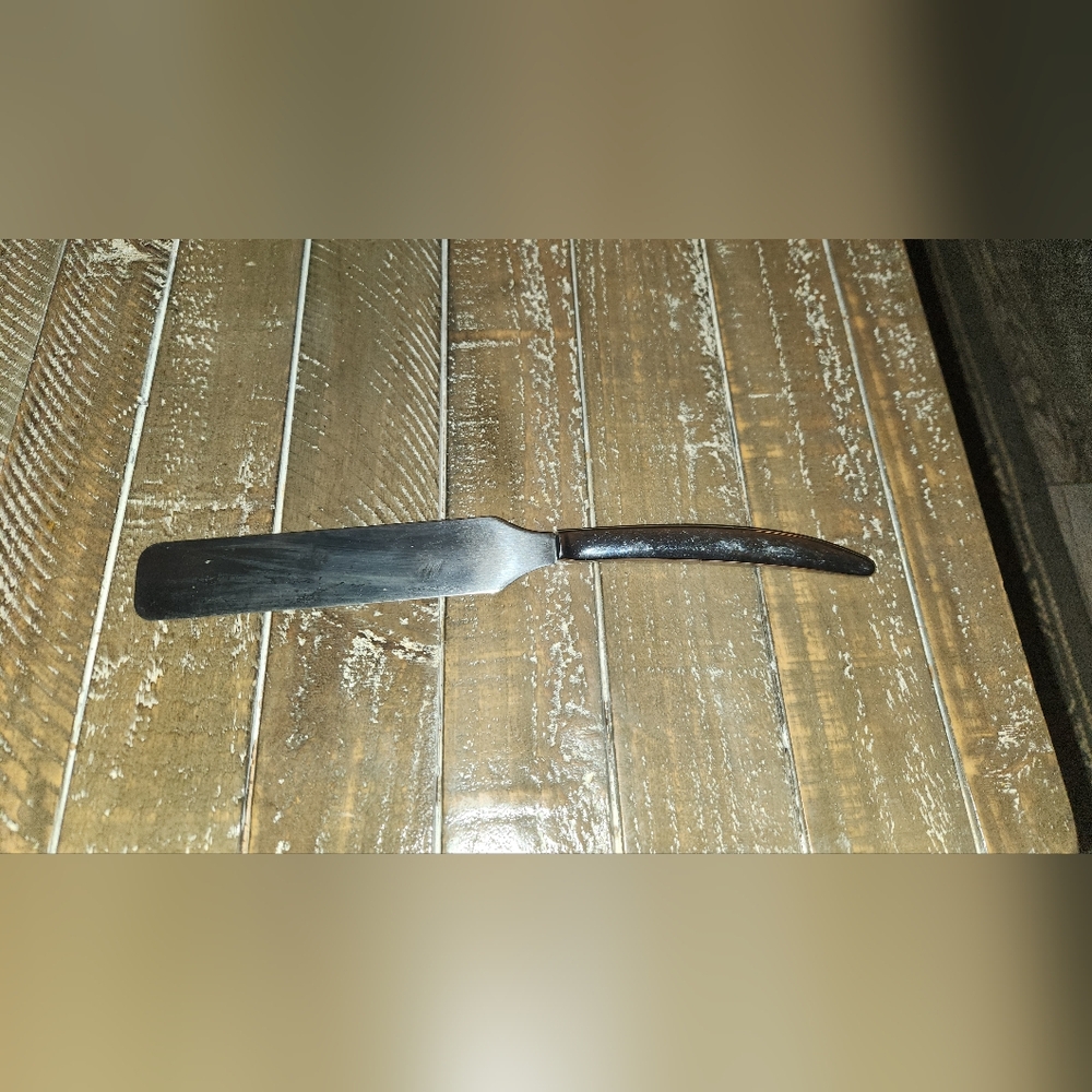 Vintage Saladmaster Knife #408 Forged Stainless Cake Knife Spreader Spatula USA